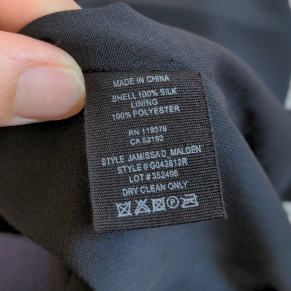 Theory mini silk black dress - Picture 4 of 6